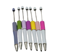 Custom Beaded Pen — Solid Colours