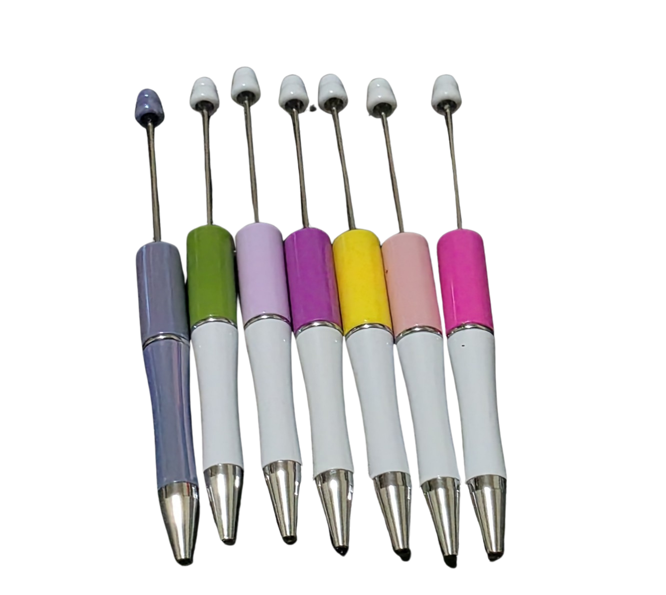 Custom Beaded Pen — Solid Colours