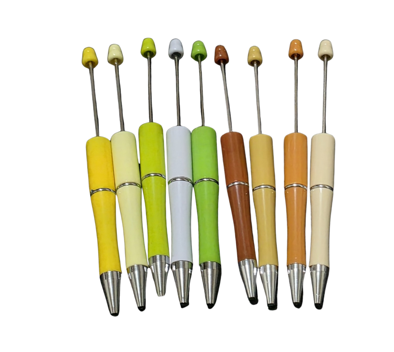 Custom Beaded Pen — Solid Colours