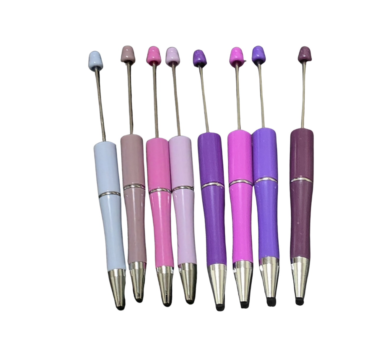 Custom Beaded Pen — Solid Colours