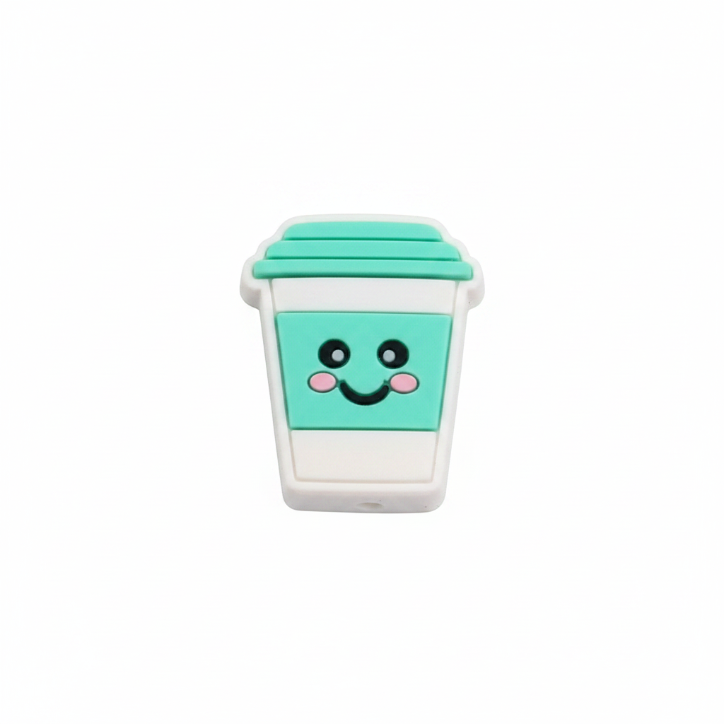 Teal Smiley Cup Focal